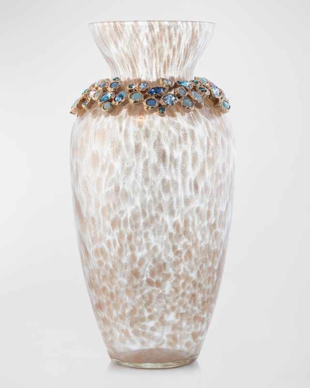 Norah Bejeweled Vase - Oceana
